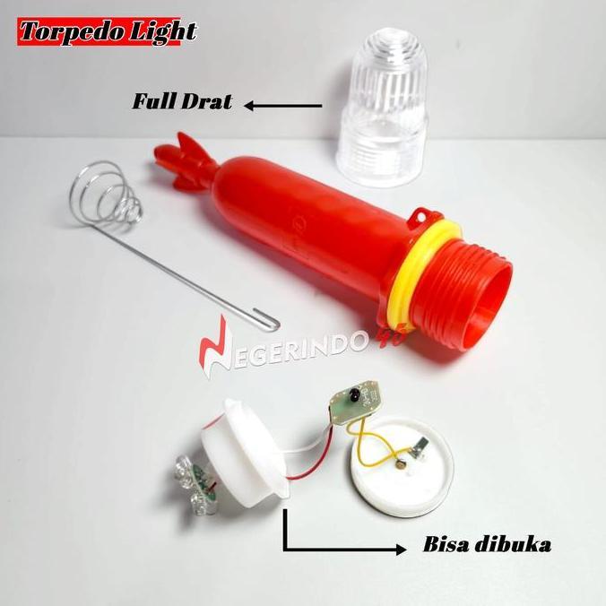 Litcx- Torpedo Lht Led / Lampu Torpedo / Lampu Klip Nelayan Rna Rni