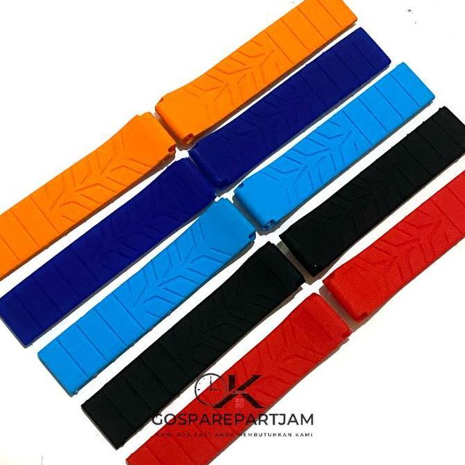 Boshi- Strap Tali Jam Tangan Karet Rubber Untuk Tissot T Race Moto Gp