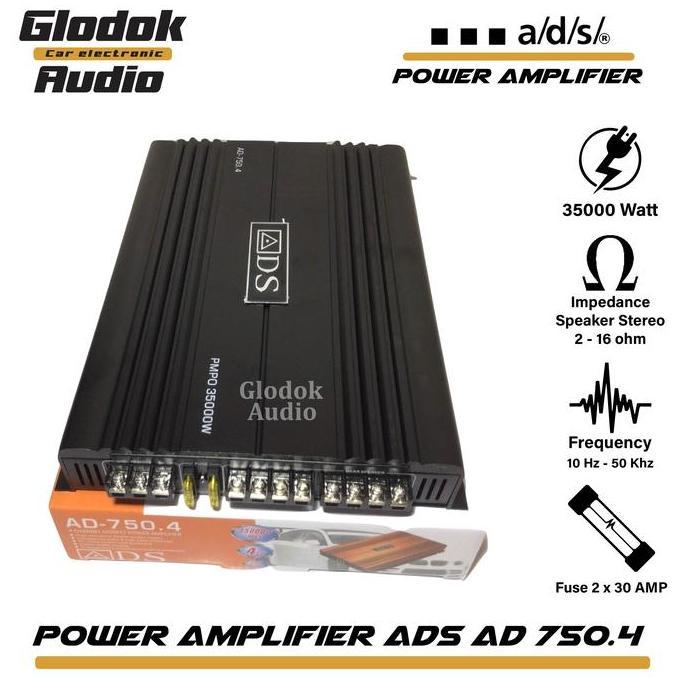 Power amplifier mobil ADS AD 750 .4 Mosfet