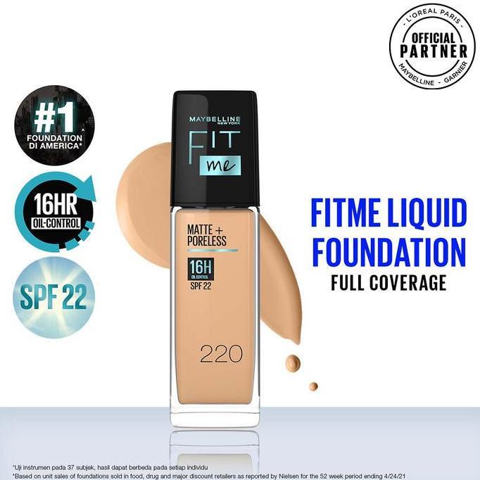 Makeyou- Maybelline Fit Me Matte + Poreless Foundation | Foundation Alas Bedak