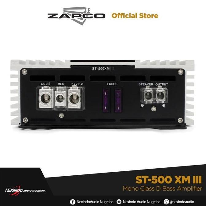 Power Monoblock Zapco ST XM III Class D Bass Amplifier ORINAL