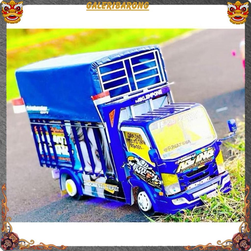 Terlaris Miniatur Truk Oleng Kayu Tahan Banting Terlaris