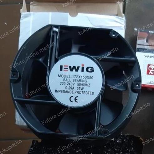 Mini Fan Ewig 172 x 150 x 50 ball bearing MF 150 - 172 exhaust vidio axial fan