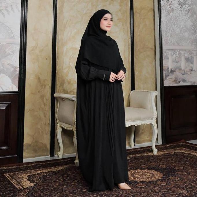 Shukyo- Lalouisa Qamalla Abaya Set Zipper Khimar