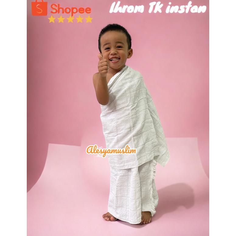 TERBARU Kain Ihrom Instan Anak TK / KAIN IHRAM ANAK TK instan/PAUD INSTANT TERLARIS TERMURAH, BAJU M