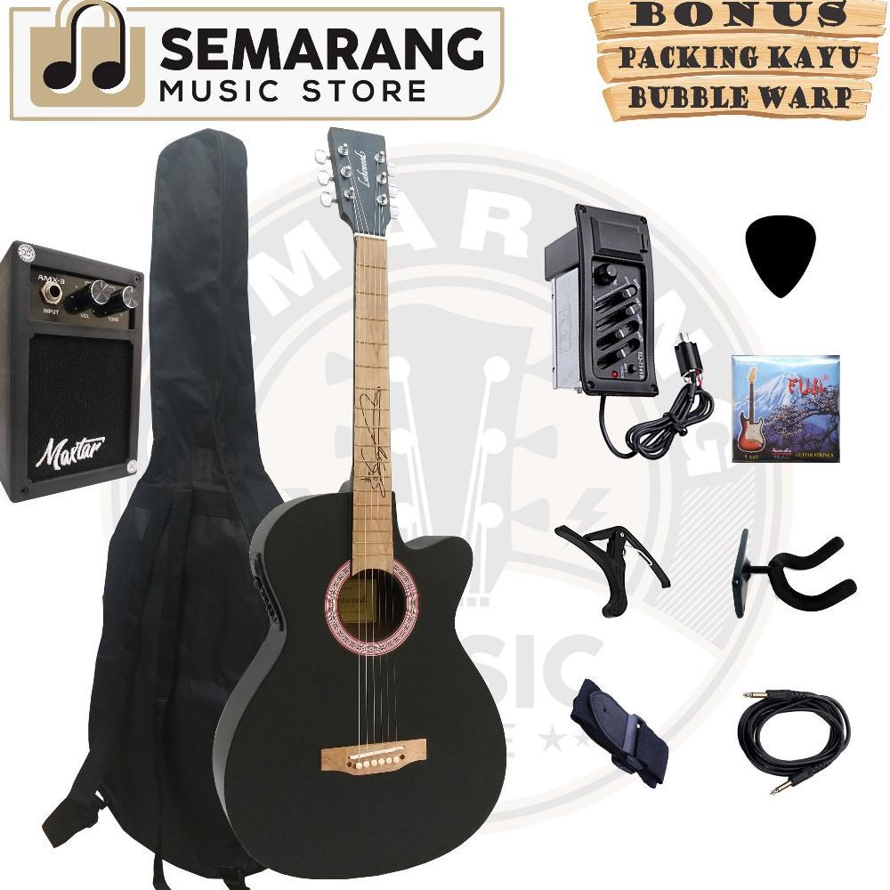 Mac Gitar Akustik Elektrik Lakewood Custom Tanam Besi