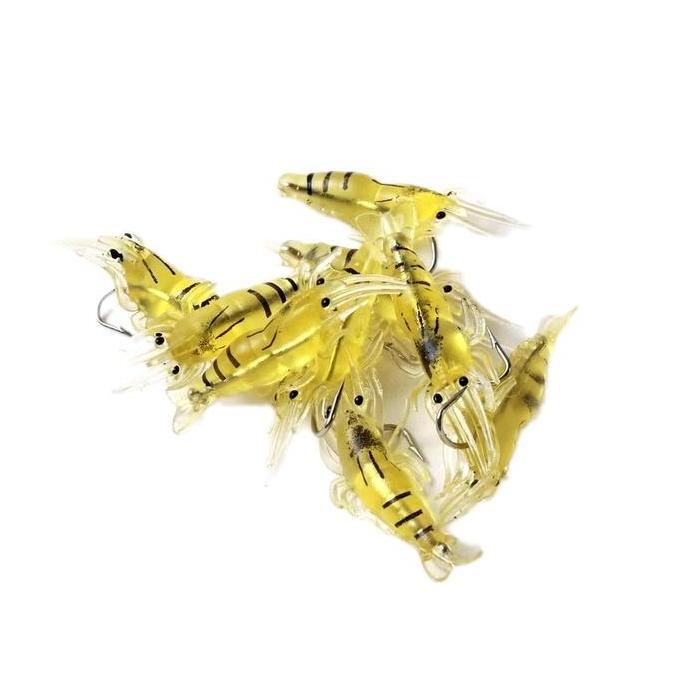 Umpan Memancing Model Udang Kecil Lengkap Dengan Kail Panjang 4Cm - Pancing Ikan Laut Allshop