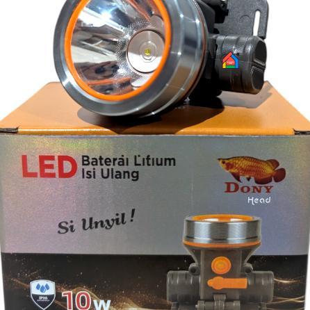 Senter Kepala Dony Kl-105 Si Unyil (10W) / Dony Senter Kepala Kl-105 / Kl 105 / Kl105 [Cahaya Putih/