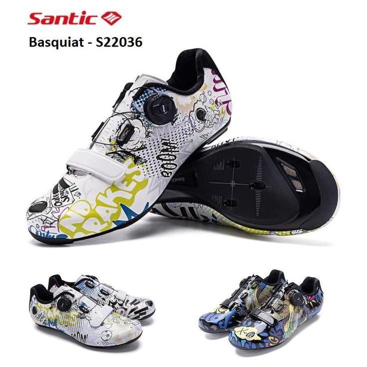 Sepatu Sepeda Cleat Santic BASQUIAT S22036 Sepatu Roadbike ORIGINAL