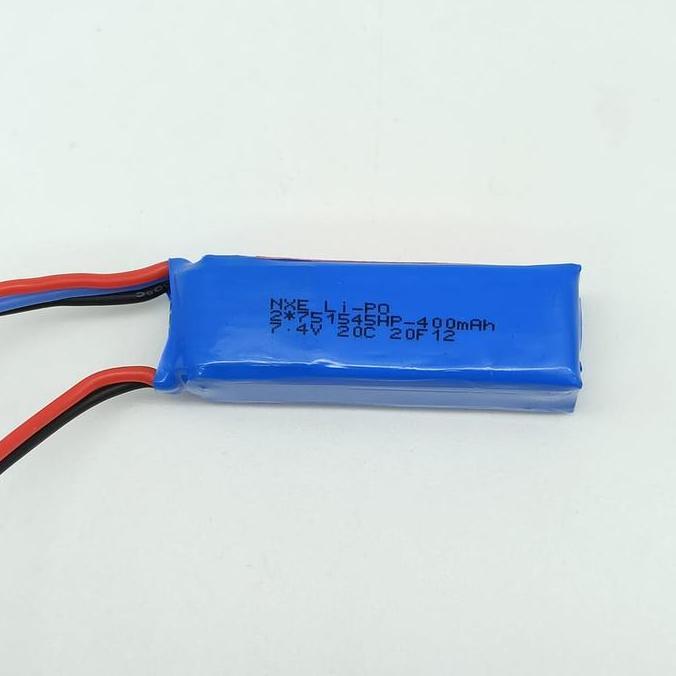 Promo Wltoys Battery Lipo 400Mah 7.4V Cod