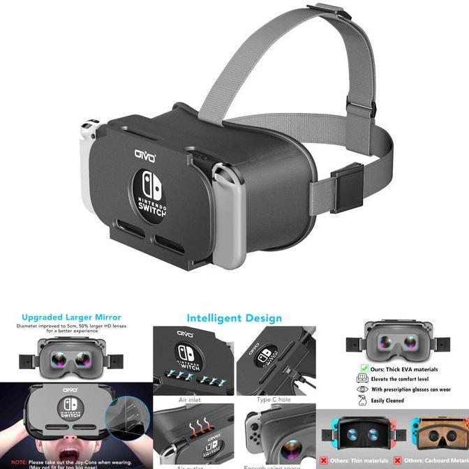 TERBARU - OIVO VR Headset Switch VR Labo Google Nintendo Switch Lite