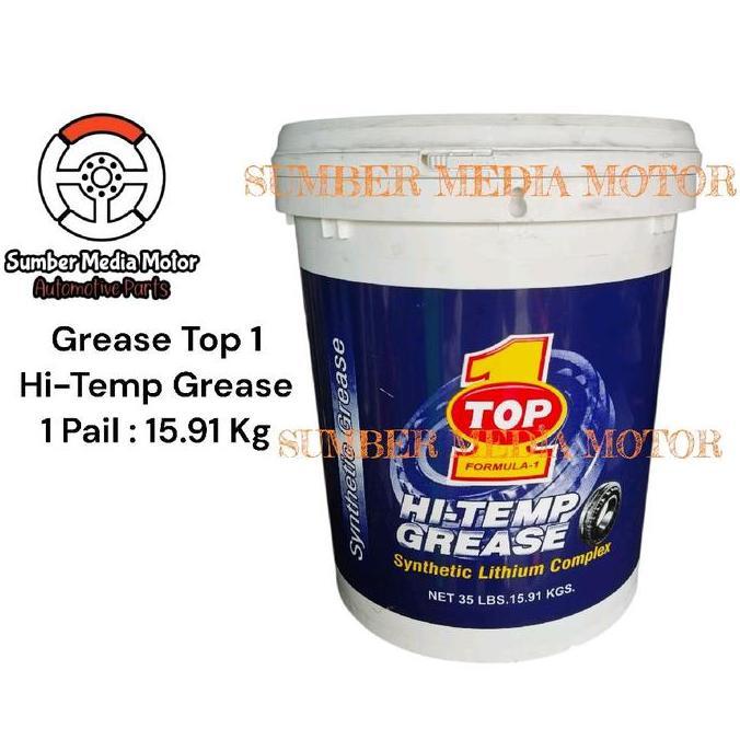 Top1 Grease Hi-Temp Synthetic Lithium Complex Grease Gemuk - 1 Pail 15.91 Kg