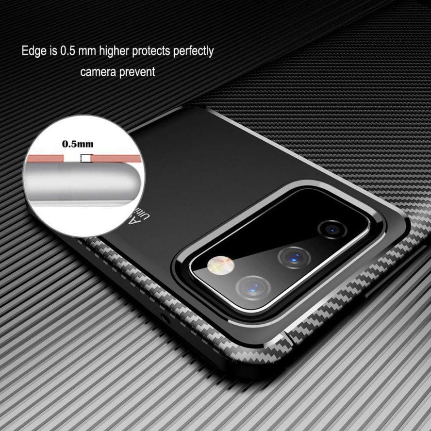 bestpromo case samsung s20 / s20 fe / s20 plus / s20 ultra autofocus carbon slim armor anti shock - 