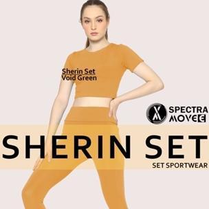 Best Sale Baju Senam M-Xxl Sherin Set Set Sport Baju Senam Celana Senam Legging Senam Setelan Olahra