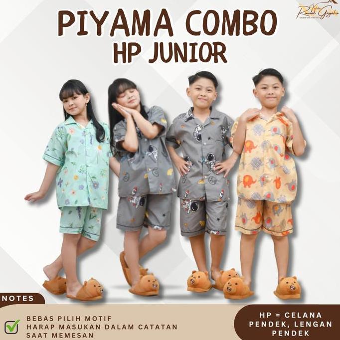 Kombo Hemat Nyenyak Piyama Anak ( 8 - 12 Tahun ) / Paket Usaha / Paket Hemat Setengah Lusin / Setela