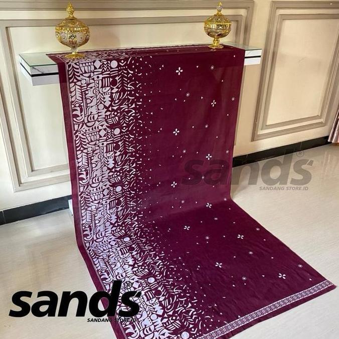 Kain Batik Modern - Kain Batik Katun - Katun Batik Ukuran Panjang - Kain Batik Warna Burgundy - Kain