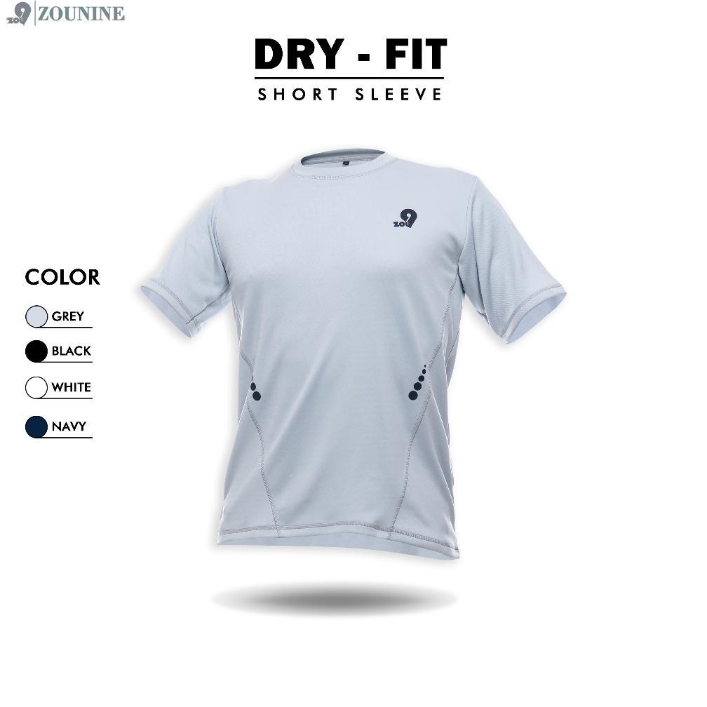ORIGINAL ZOU9 KAOS OLAHRAGA PRIA DRYFIT LENGAN PENDEK RUNNING SPORT GYM FITNESS
