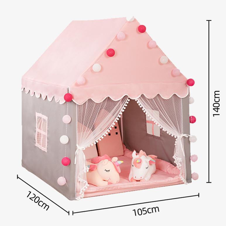 BESTPROMO TENDA ANAK-ANAK TENDA ULANG TAHUN RUMAH KECIL KASTIL PUTRI TENDA LUKIS ANAK DALAM RUANGAN