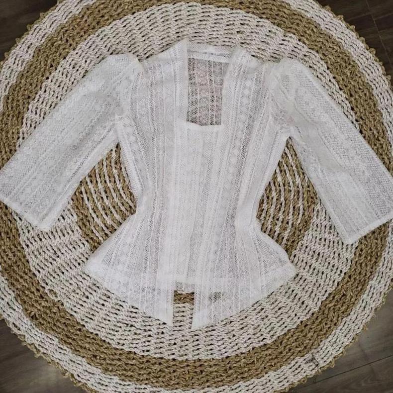 PROMO TERBARU Baju Kebaya Brukat Lonceng Bali Wisuda Modern Murah Kebaya Bali Brokat Strait Tangan L