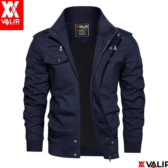 lub Valir Edmund - Jaket Pria Bomber Model Militer terbaru Tran acket HS