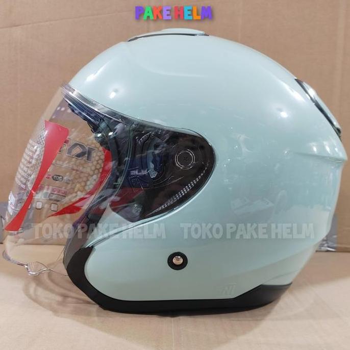 TERLARIS!! HELM KYT KYOTO SAGE GREEN HIJAU HALF FACE