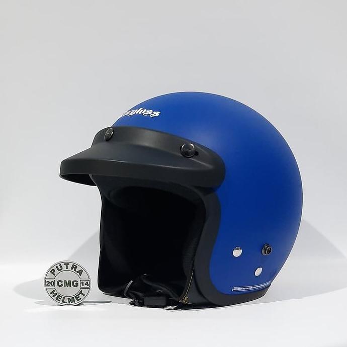 TERLARIS HELM CARGLOSS BIRU DOF