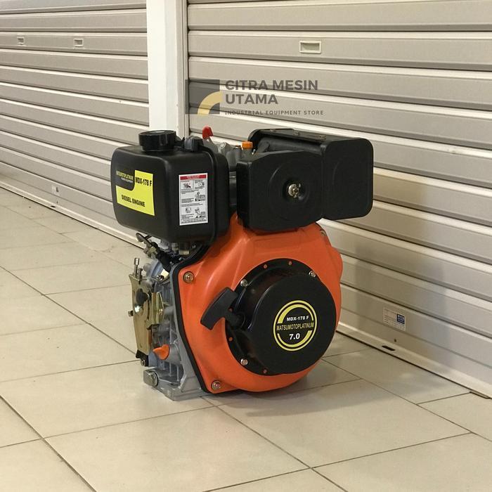 MESIN PENGGERAK DIESEL ENGINE 7 HP MATSUMOTO MDX-178 F ORIGINAL DAN TERPERCAYA