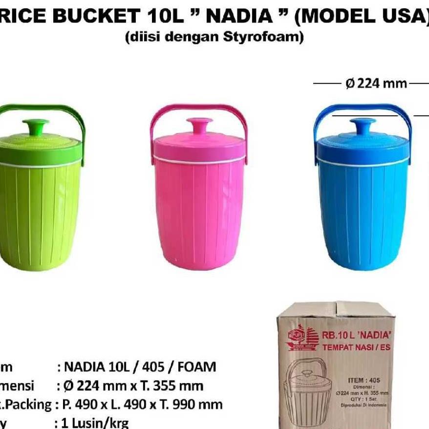 Termos Nasi Termos Es Rice Bucket 10 Liter Termos Es / Rice Bucket / Ice Bucket 10 Liter