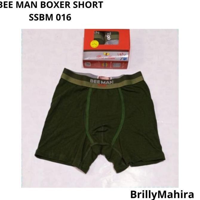 New Cd Cowok Boxer Dewasa Bee Man Ssbm 016 Isi 2Pcs