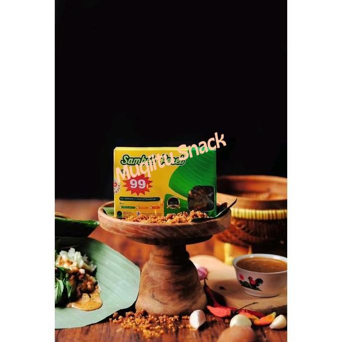 manis legit sambel pecel cap 99 asli khas kota madiun bumbu kacang ketoptak salad gorengan