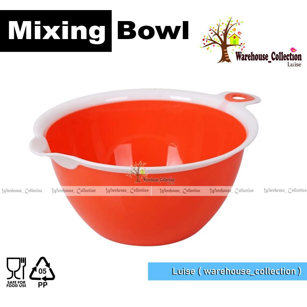 MIXING BOWL PLASTIK NAGATAA// WASKOM ADONAN PENGOCOK TELUR// MANGKOK ADONAN KUE BPA FREE