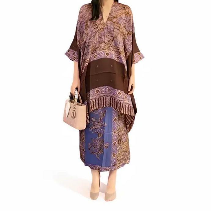 Lausboutique-Aruna Set-Tamarillo-Setelan Batik Wanita