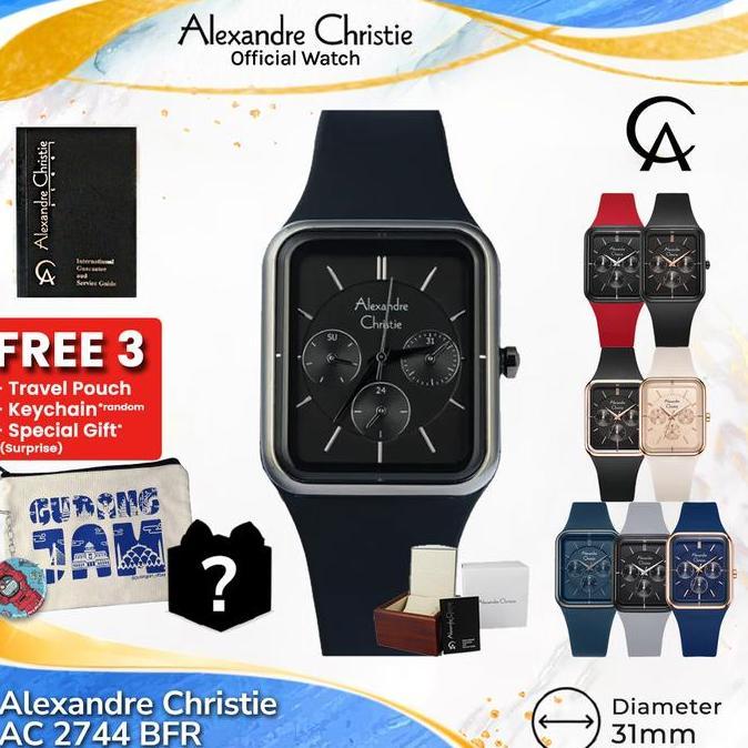 Alexandre Christie Wanita AC 2744 BFR AC 2744 AC2744BFR Strap Rubber
