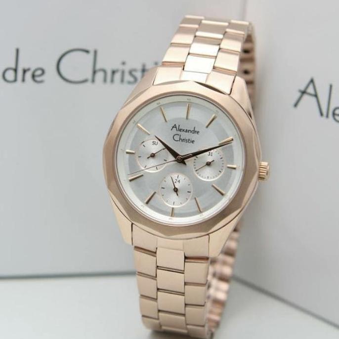 Jam Tangan Wanita Alexandre Christie Ac 2898 BF All Steel