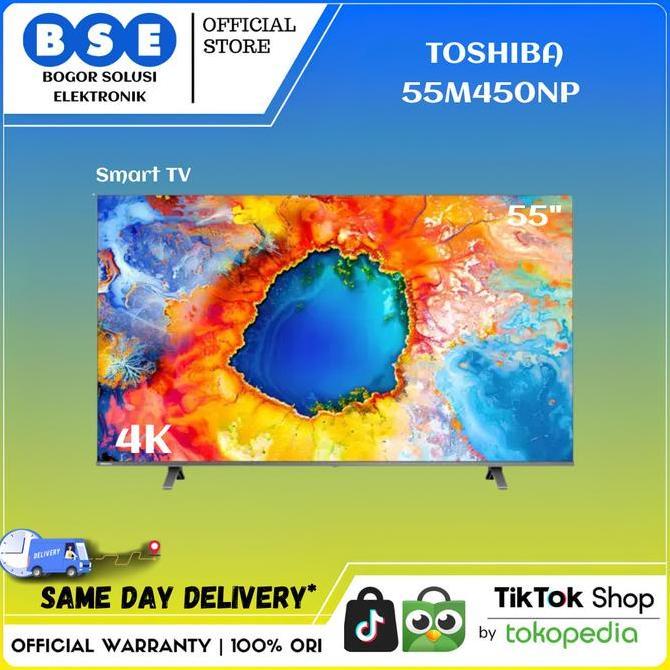 TV 55 Inch Toshiba 55M450NP Dolby Vision Atmos TV Toshiba 55 M450 NP QLED 4K Smart TV