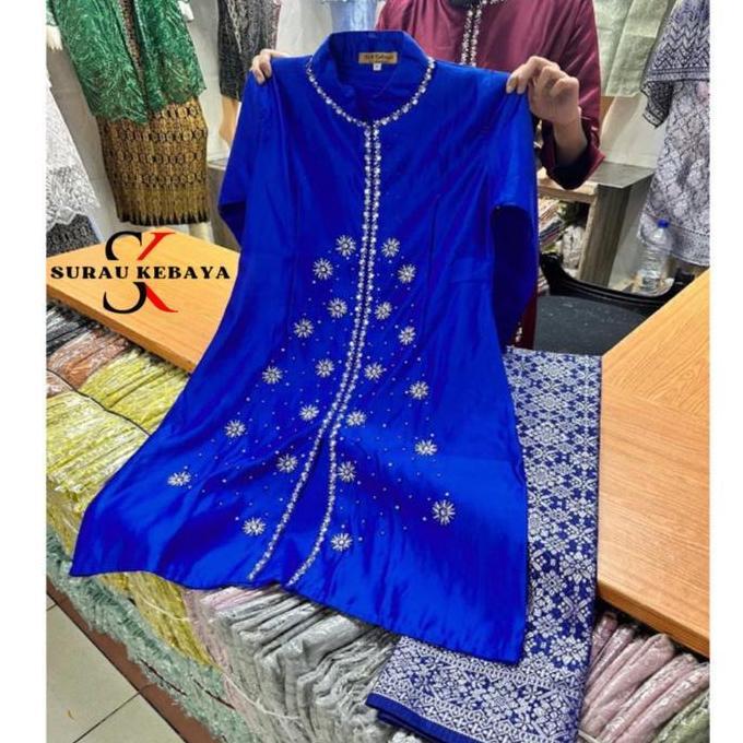 Setelan Taffeta Songket Modern Dan Elegan- Baju Kurung Kondangan Mewah Bridal Payet Modern Terbaru 2