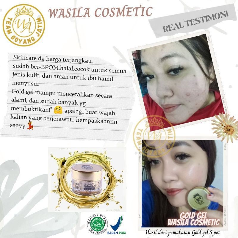 Wasila Cosmetic Wasila Beauty Skincare (Beli 1 Free 1 Gift Random)
