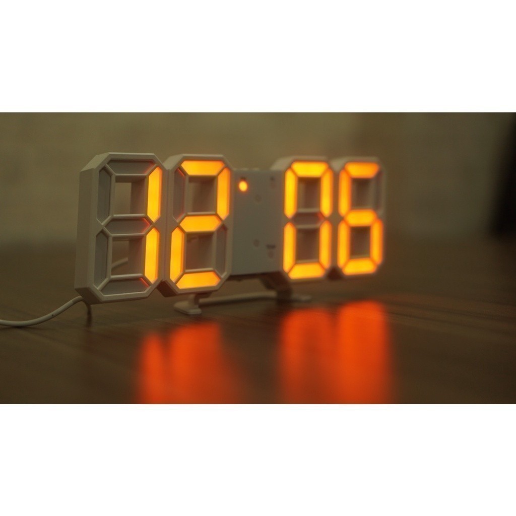 Jam 3D Digital Clock Led / Jam Digital Dinding Dekorasi Rumah / Jam Tidur Malam