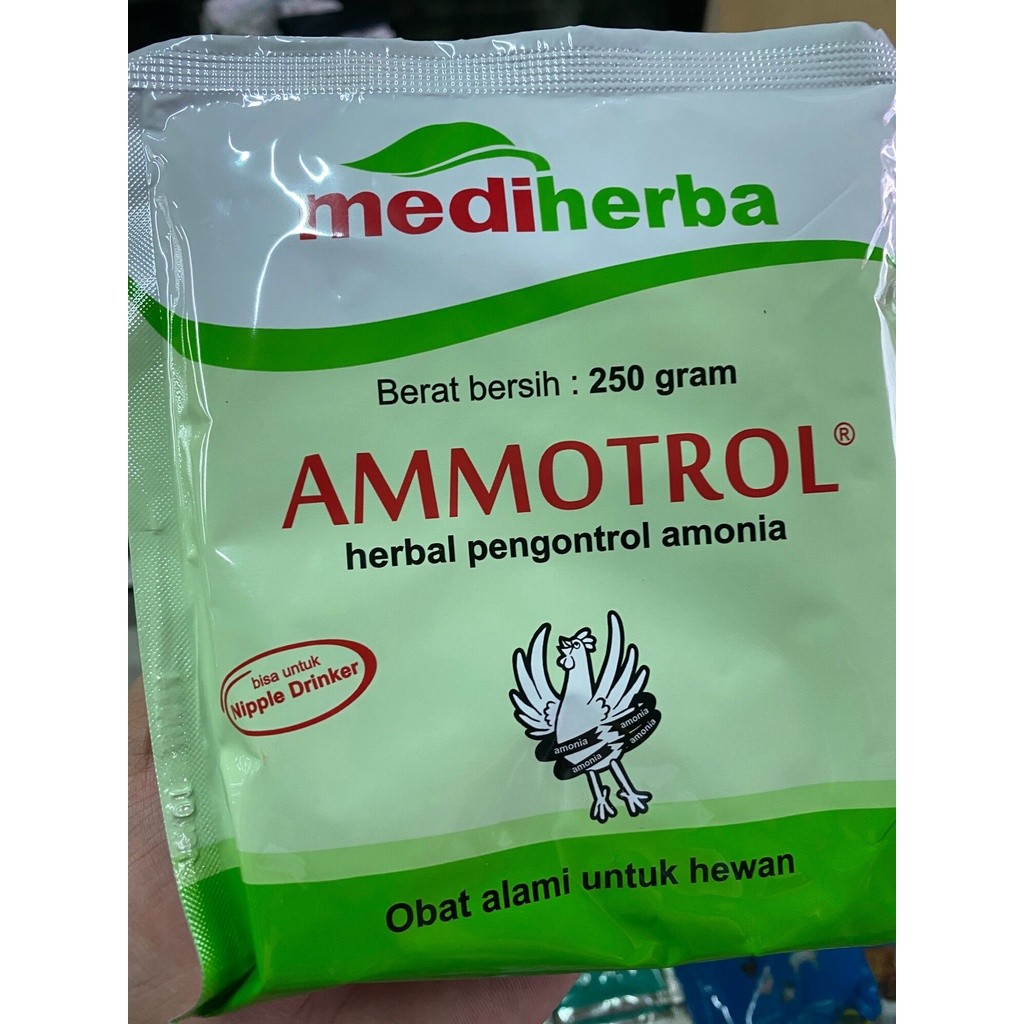 Ammotrol 250Gram Obat Penghilang Amoniak Bau Kandang Sapi Kambing Ayam Babi Domba Itik Bebek Puyuh P