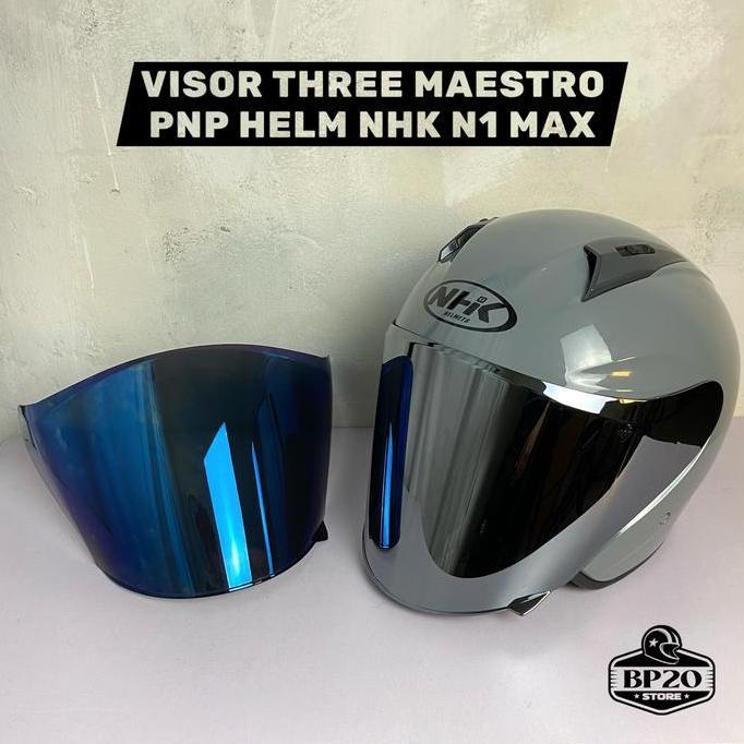 TERLARIS KACA HELM NHK N1 MAX / FLAT VISOR HELM NHK N1 MAX