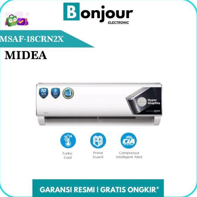 AC Midea 2 PK MSAF-18CRN2X AC Standar 2PK Midea MSAF18CRN2 18CRN