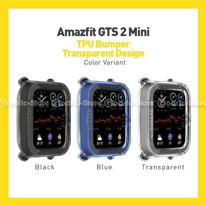 Rubber Case TPU Soft Bumper Cover Protector for Amazfit GTS 2 MINI (Casing GTS2 Mini Silikon Pengama