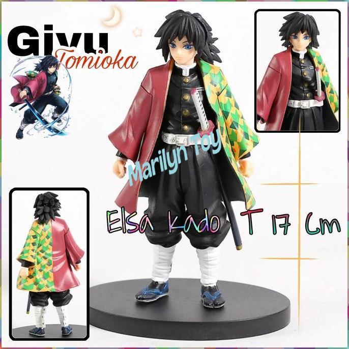 Action Figure Giyuu Tomioka Kimetsu No Yaiba Demon Slayer Anime