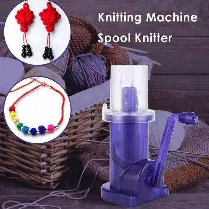 QROPSNO Termurah Alat Rajut Otomatis Mesin Rajut Putar Embellish-Knit Knitting Machine Spool