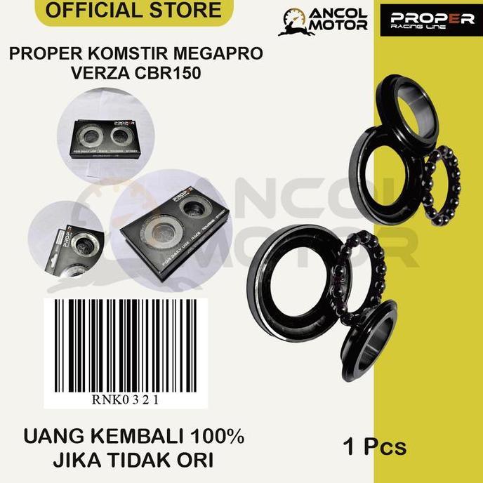 PROPER KOMSTIR HONDA MEGAPRO VERZA CBR 150R SONIC CRF FI | BEARING SET LAHER MANGKUK STANG MOTOR MOT