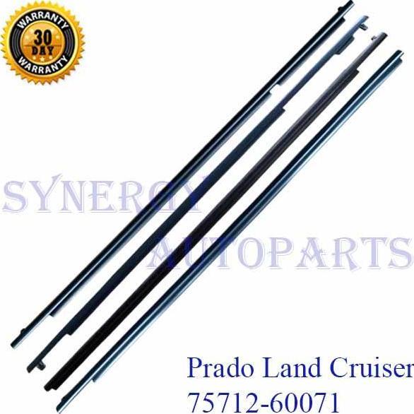 PELIPIT KARET KACA LUAR WEATHER STRIP TOYOTA LAND CRUISER PRADO 2010 - 10001818 TERBARU