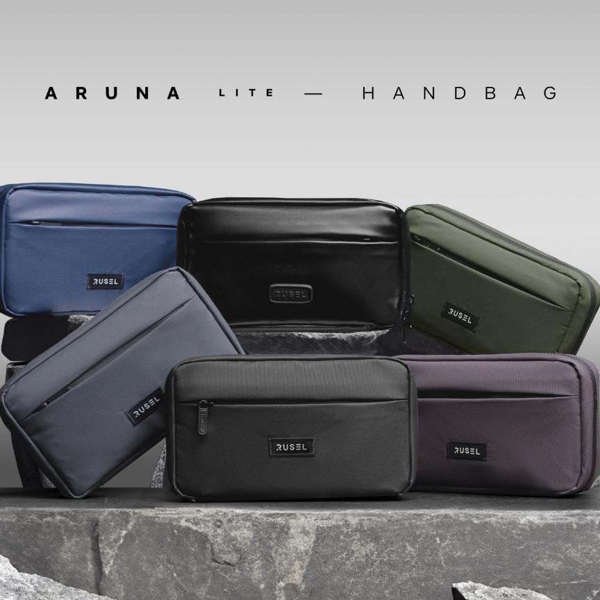 Rusel Co - Handbag Aruna Lite Clutch Pria Tahan Air