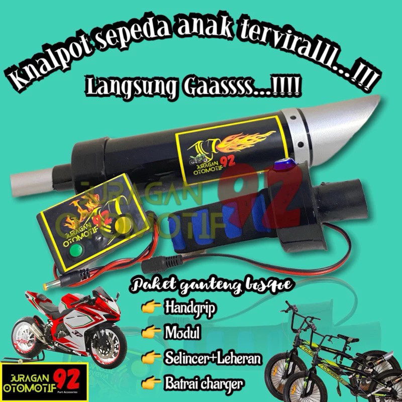 Knalpot Sepeda Suara Zx25 Lipat Knalpot Sepeda Anak Sepeda Motor Listrik Knalpot Mainan Anak Laki