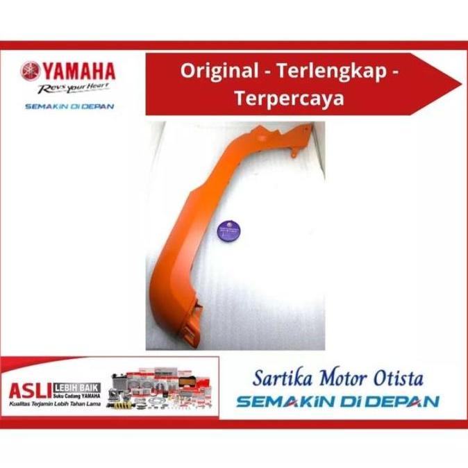 Original Mole Side Cover 1 & 2 / Cover Mole Sayap Sirip Bawah Orange Yamaha Fazzio Restock