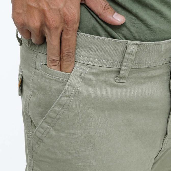 M.Gee Celana Cargo Pendek Pria Kargo Pant Rows C014 Olive